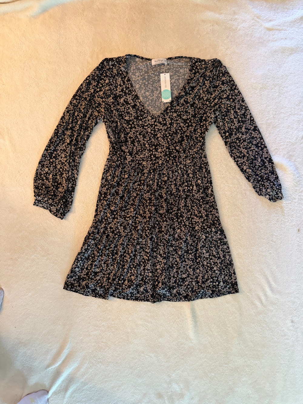 NWT Kaileigh Stitch Fix Floral Wrap Dress Medium Petite MP